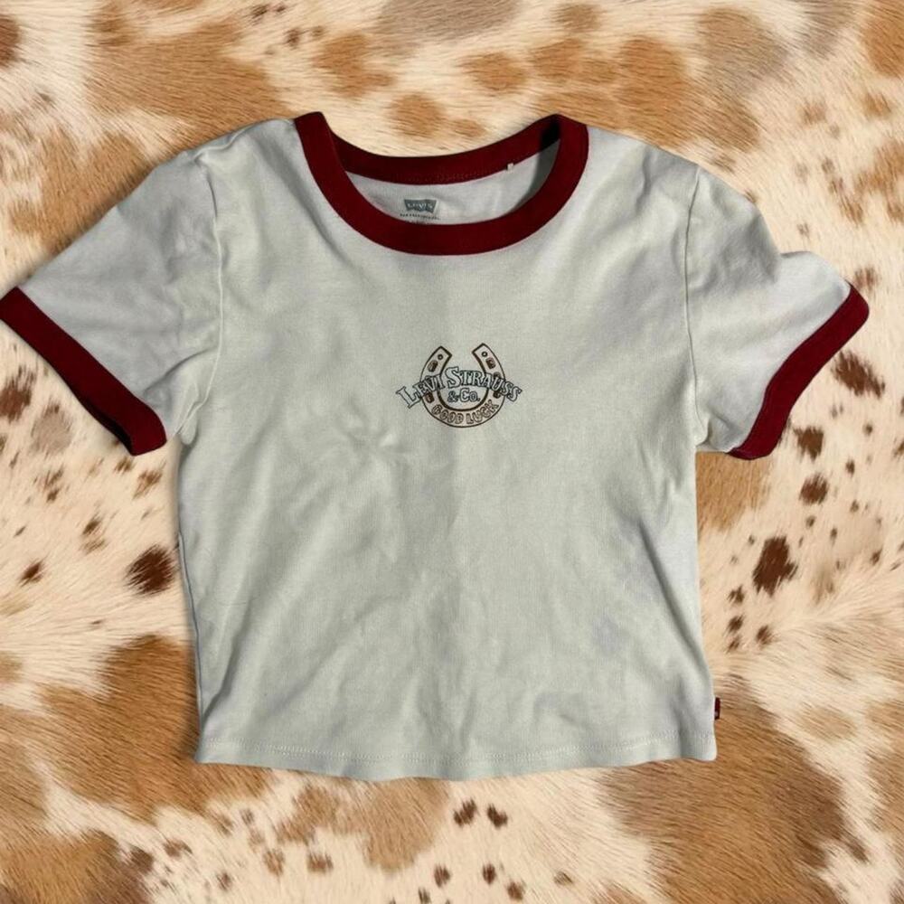 Vintage levis strauss ringer tee